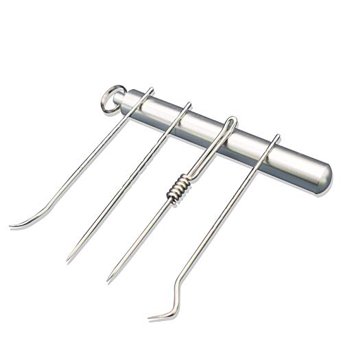 ZIBUYU Stainless Steel Toothpicks Set for Men and Women Reusable Portable Toothpicks for Travel Teeth Cleaning Tool Kit with Storage Box Oral Care Dental Teeth Cleaning Tools for Travel - 4 Piece ZIBUYU Stainless Steel Toothpicks Set for Men and Women Reusable Portable Toothpicks for Travel Teeth Cleaning Tool Kit with Storage Box Oral Care Dental Teeth Cleaning Tools for Travel - 4 Piece